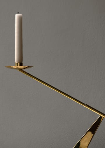 Interconnect candlestick 70 cm - Polished brass - Audo Copenhagen