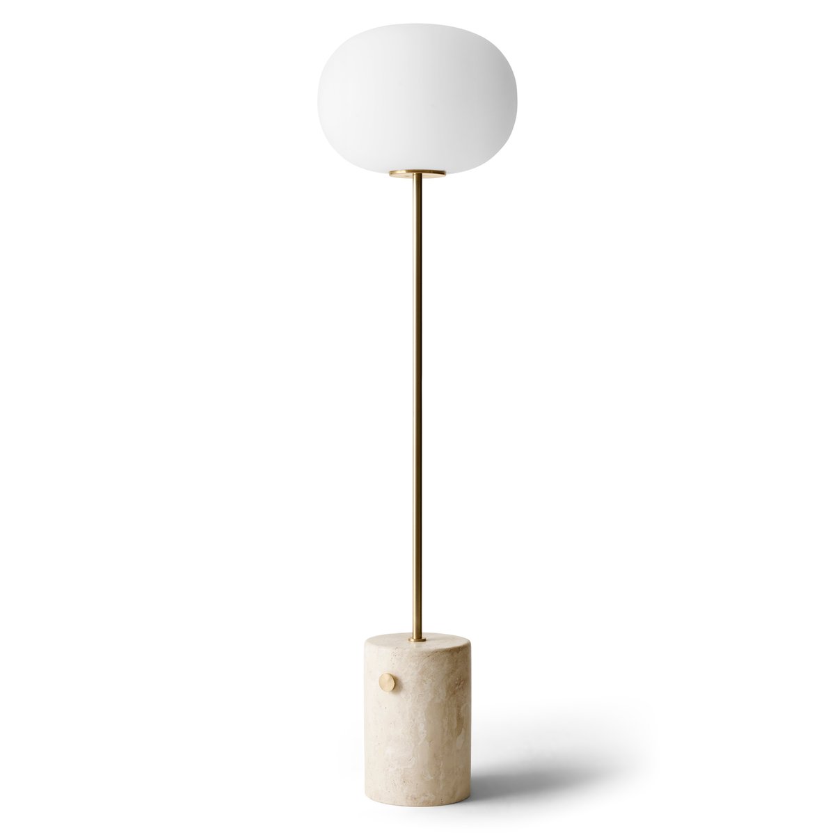 Audo Copenhagen JWDA floor lamp Travertin-brass