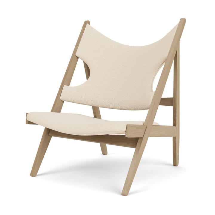 Knitting lounge chair - Natural oak-Logan Jasmine - Audo Copenhagen