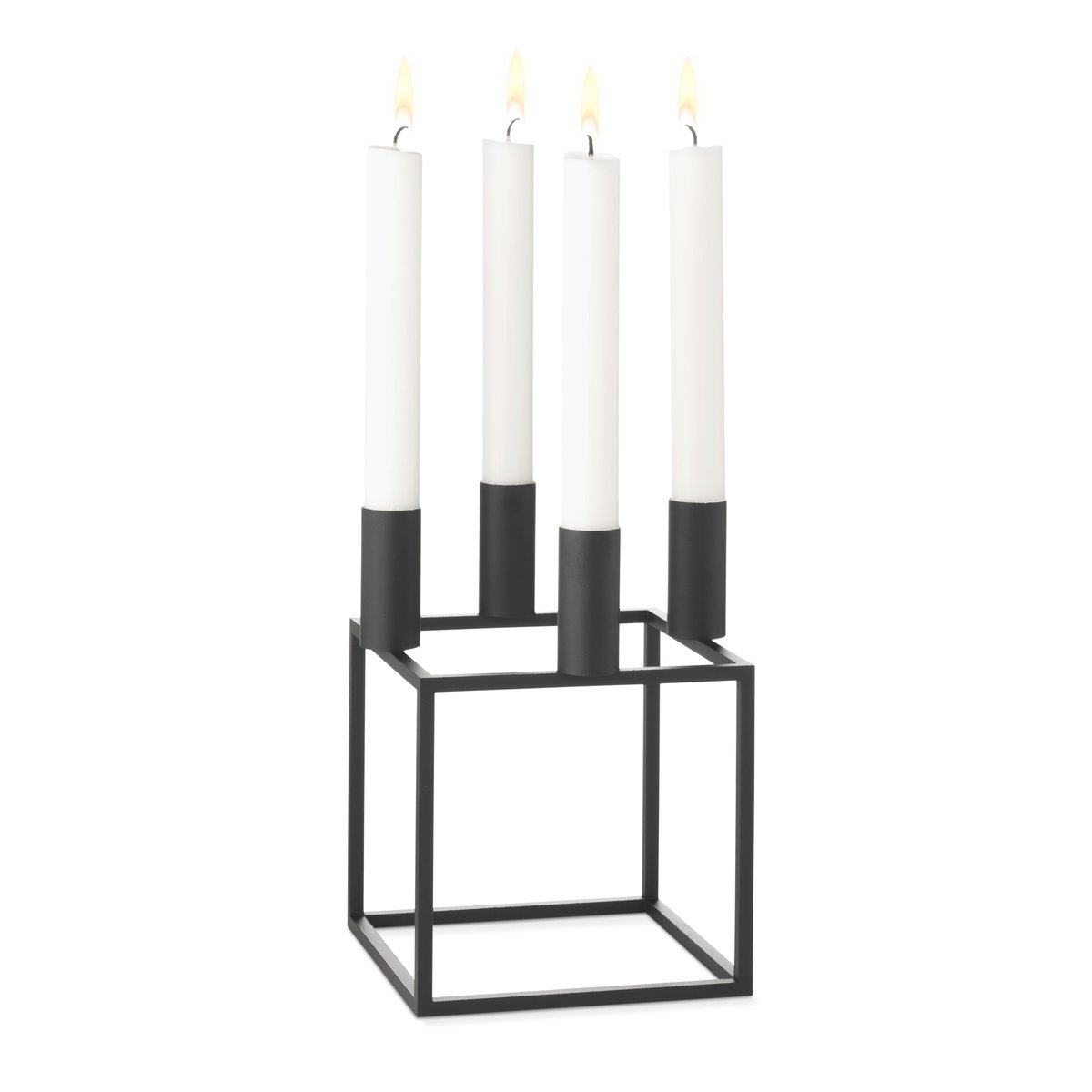 Audo Copenhagen Kubus 4 candle holder black