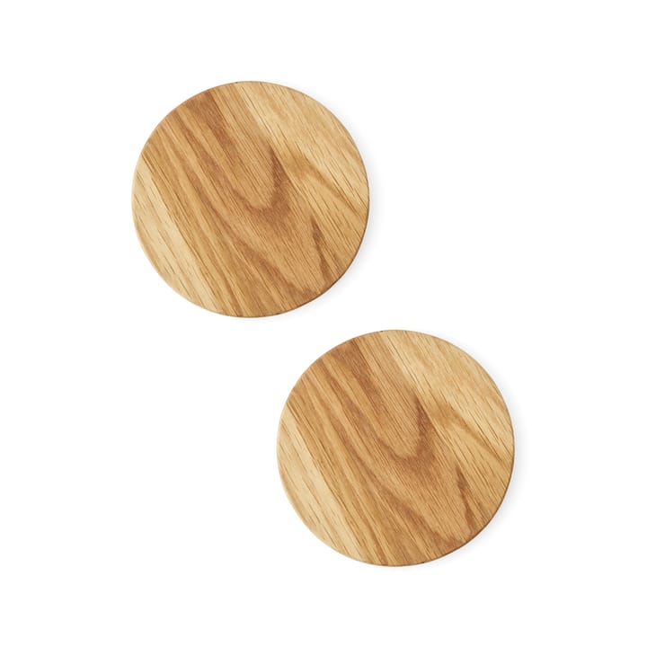 New Norm coaster i trä 2-pack, Oiled oak Audo Copenhagen