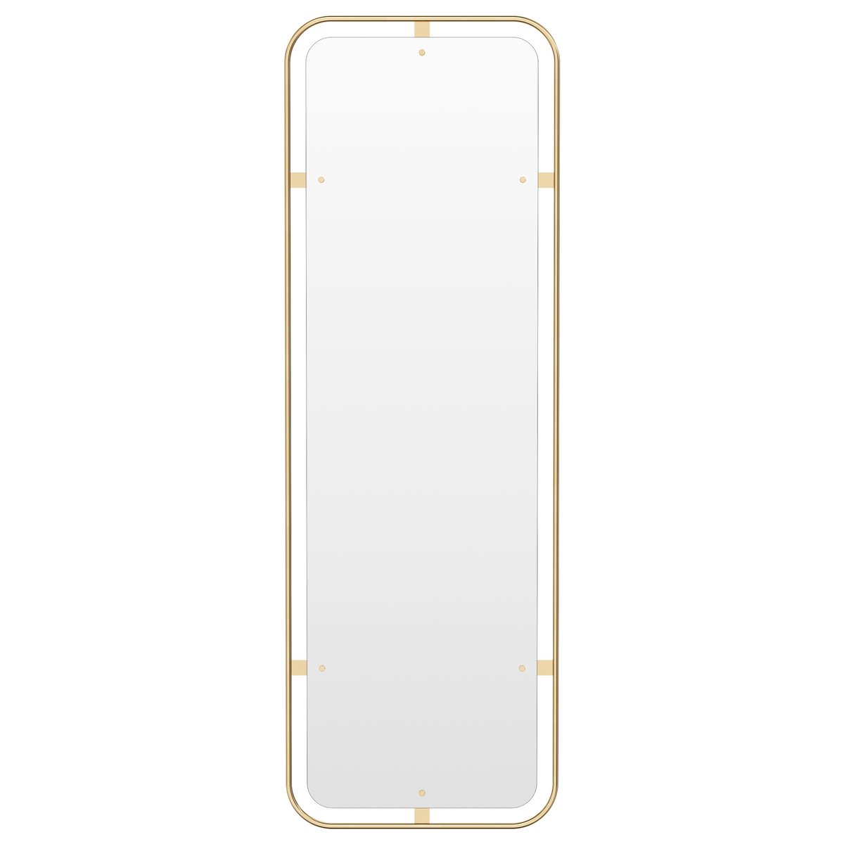 Audo Copenhagen Nimbus mirror rectangular Polished brass