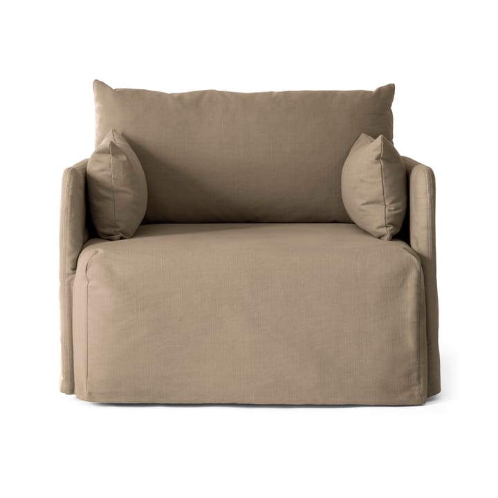 Offset loose upholstery for armchair, Logan Flint Audo Copenhagen