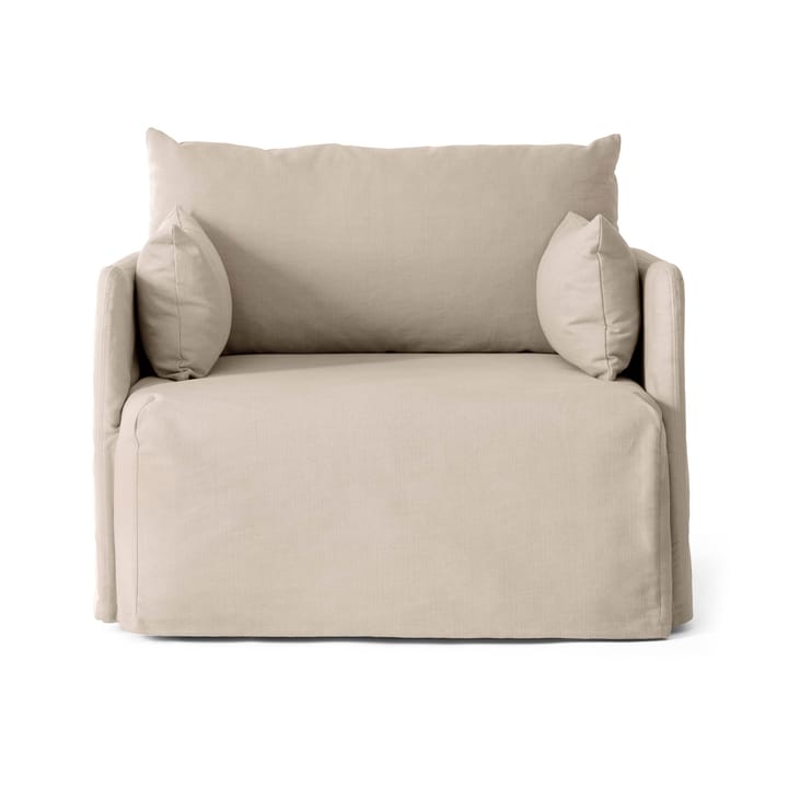 Offset loose upholstery for armchair, Logan Sand Audo Copenhagen