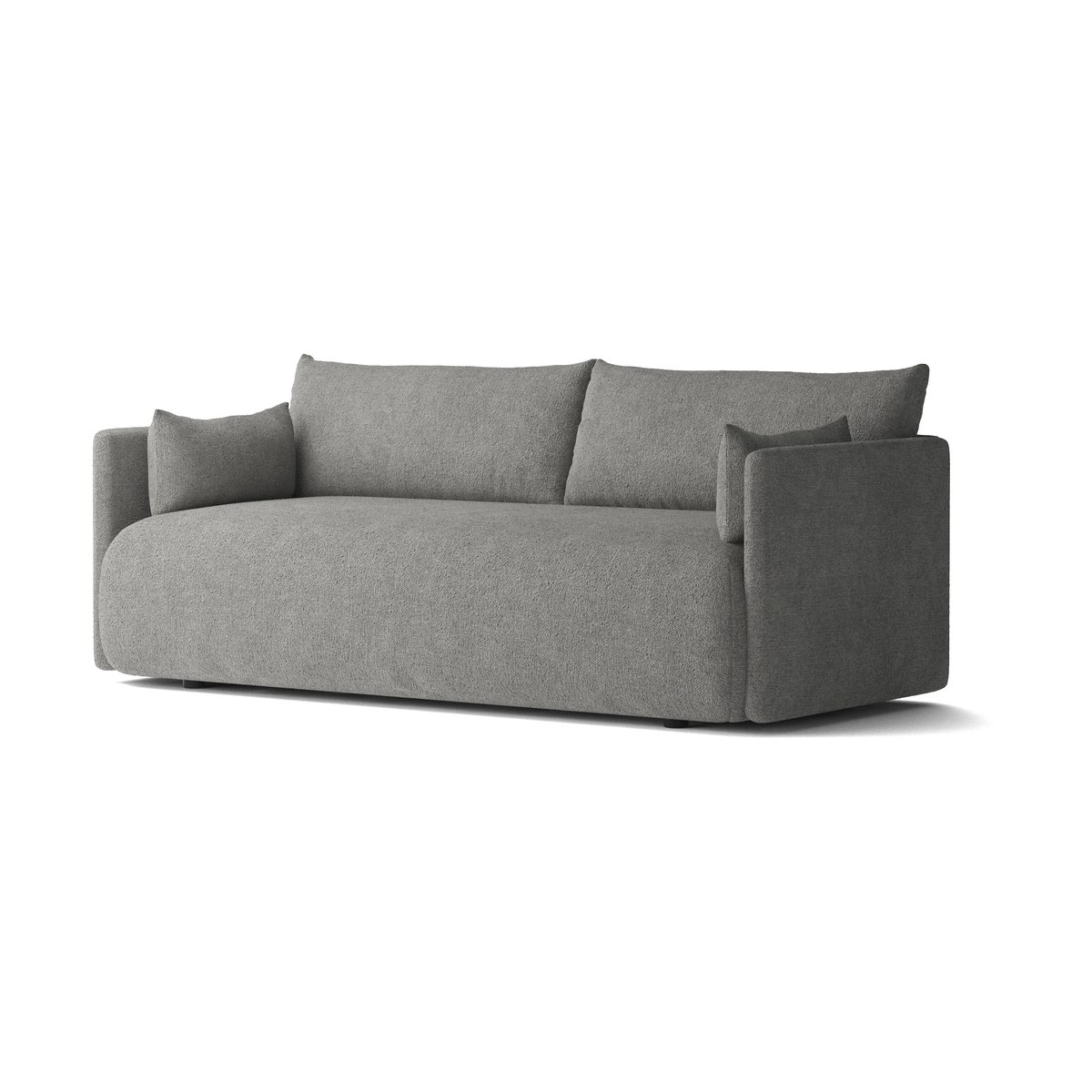 Audo Copenhagen Offset sofa 2-seats Audo Bouclé 16 Dark grey