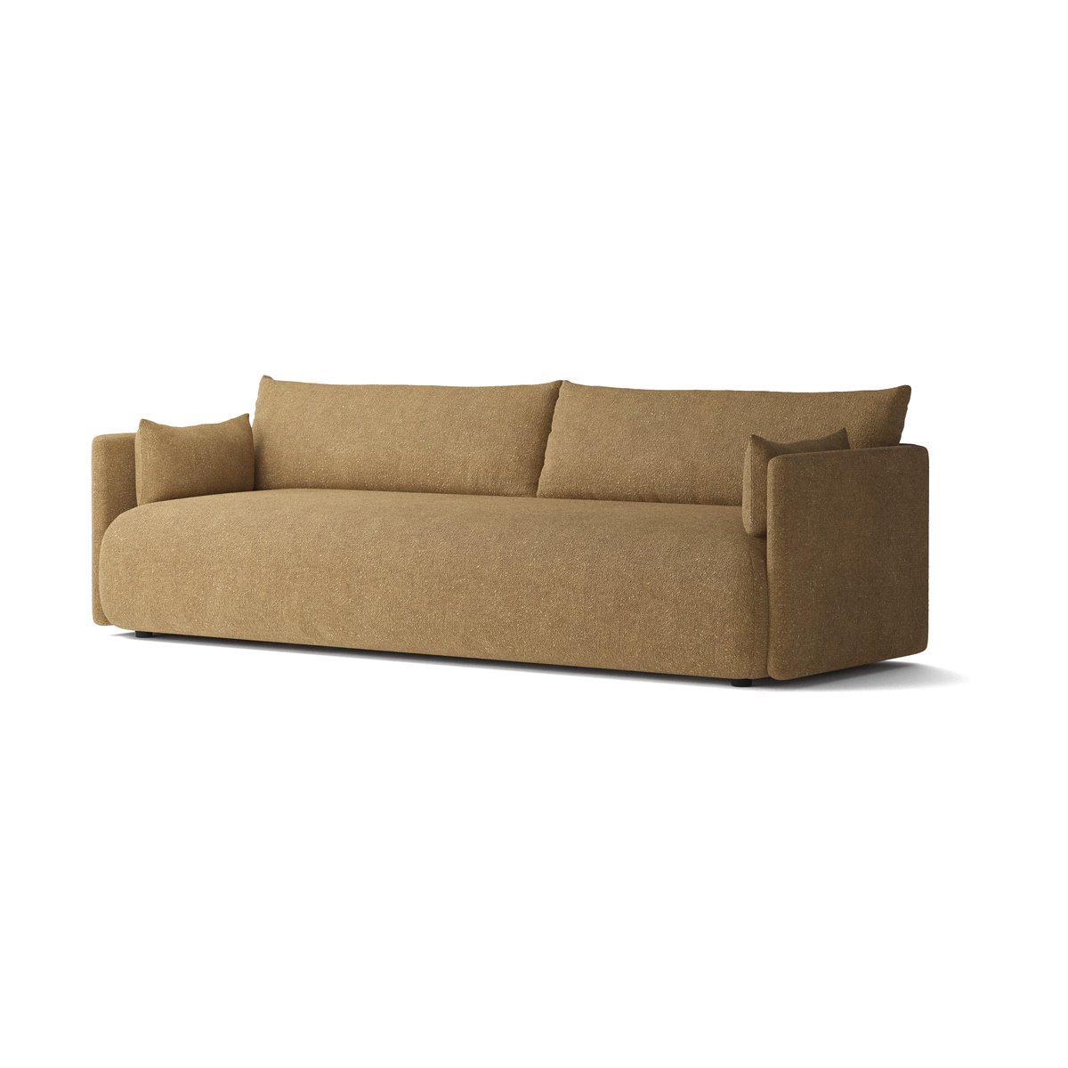 Audo Copenhagen Offset sofa 3-seats Audo Bouclé 06 Gold