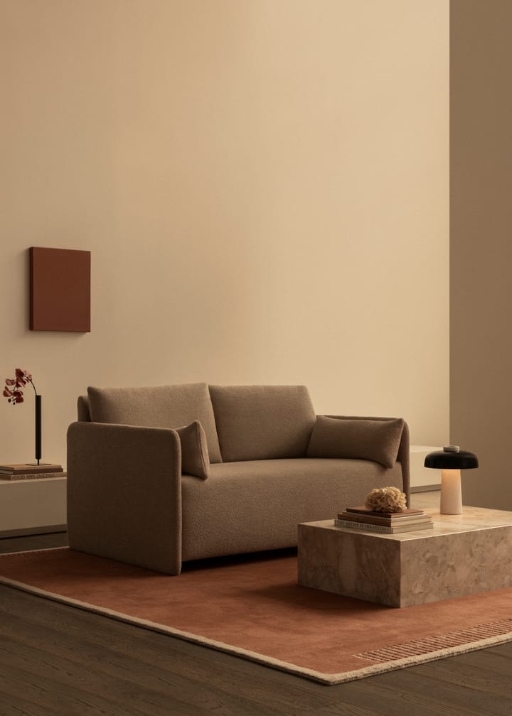 Offset sofa bed  2 seater, Audo Bouclé 02 Audo Copenhagen