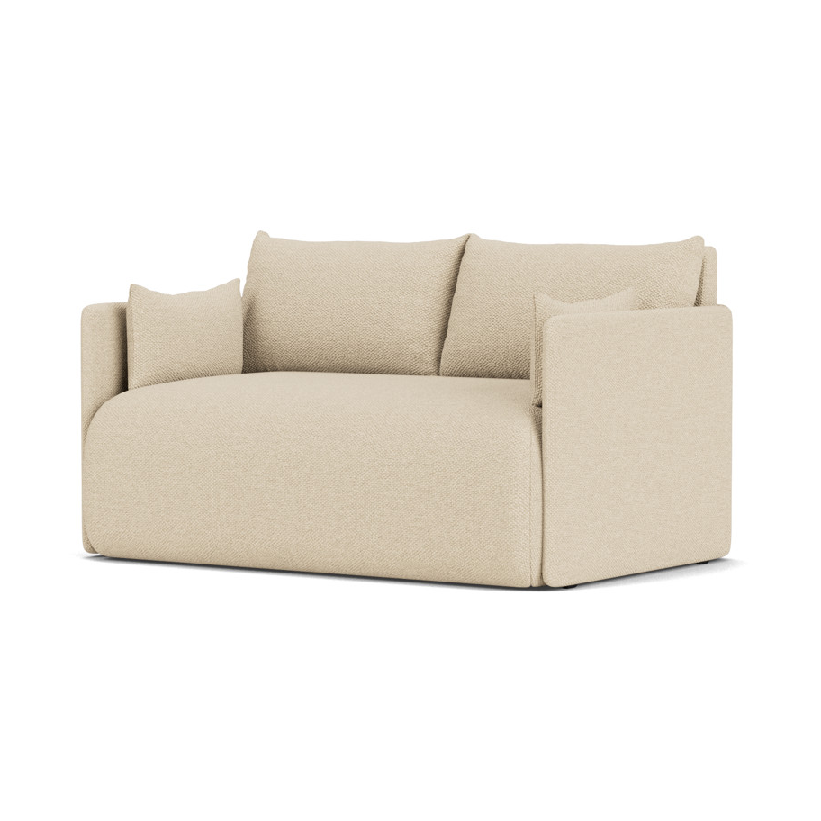 Audo Copenhagen Offset sofa bed 2 seater Logan sand