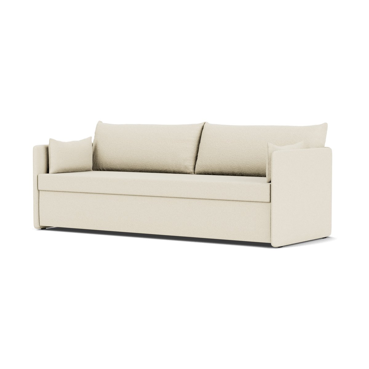 Audo Copenhagen Offset sofa bed 3 seater Baru 0200 White