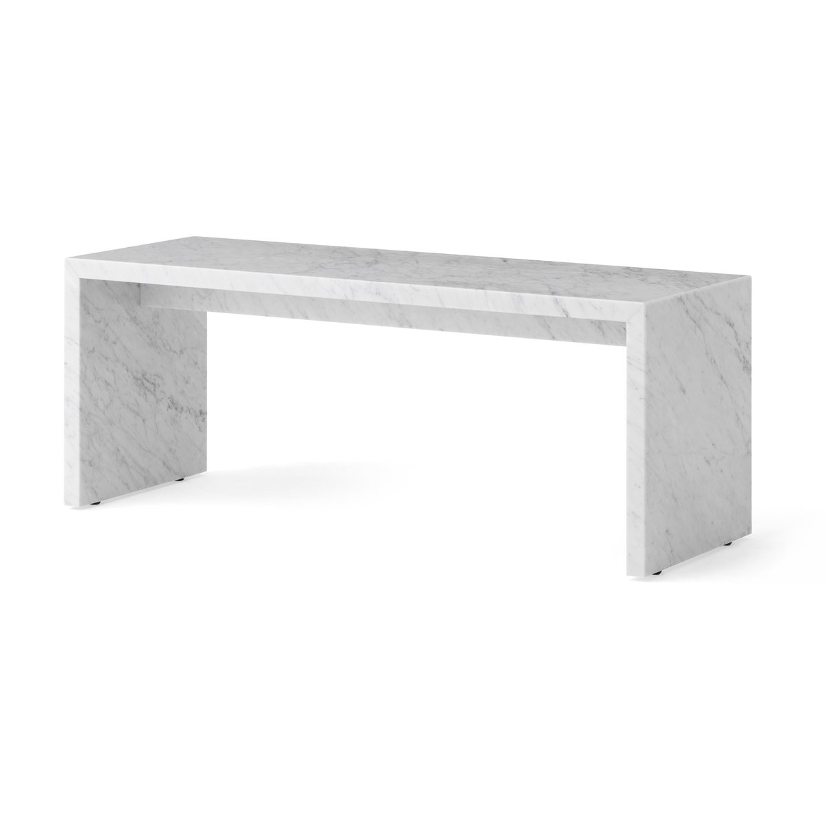 Audo Copenhagen Plinth Bridge sidetable Carrara