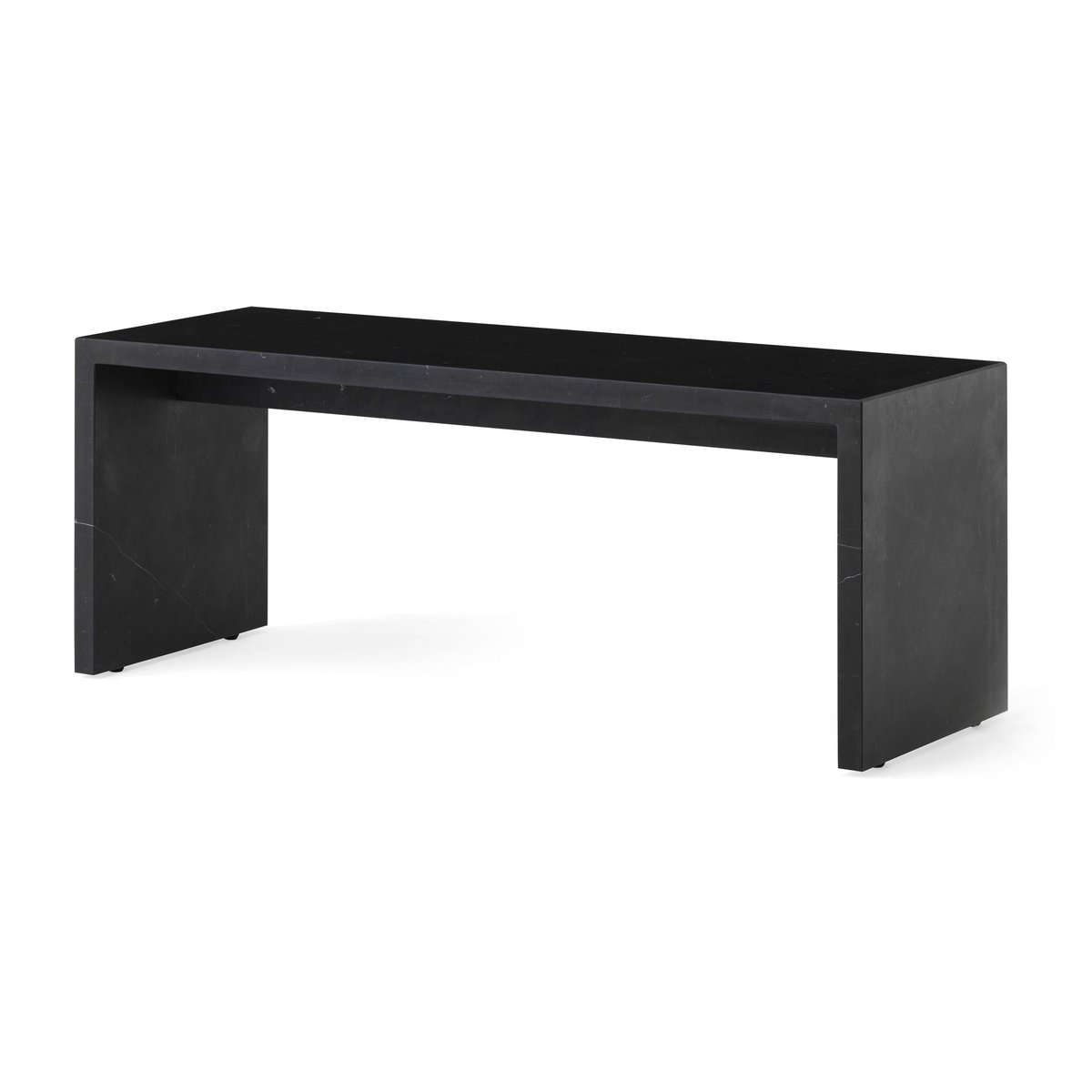 Audo Copenhagen Plinth Bridge sidetable Nero Marquina