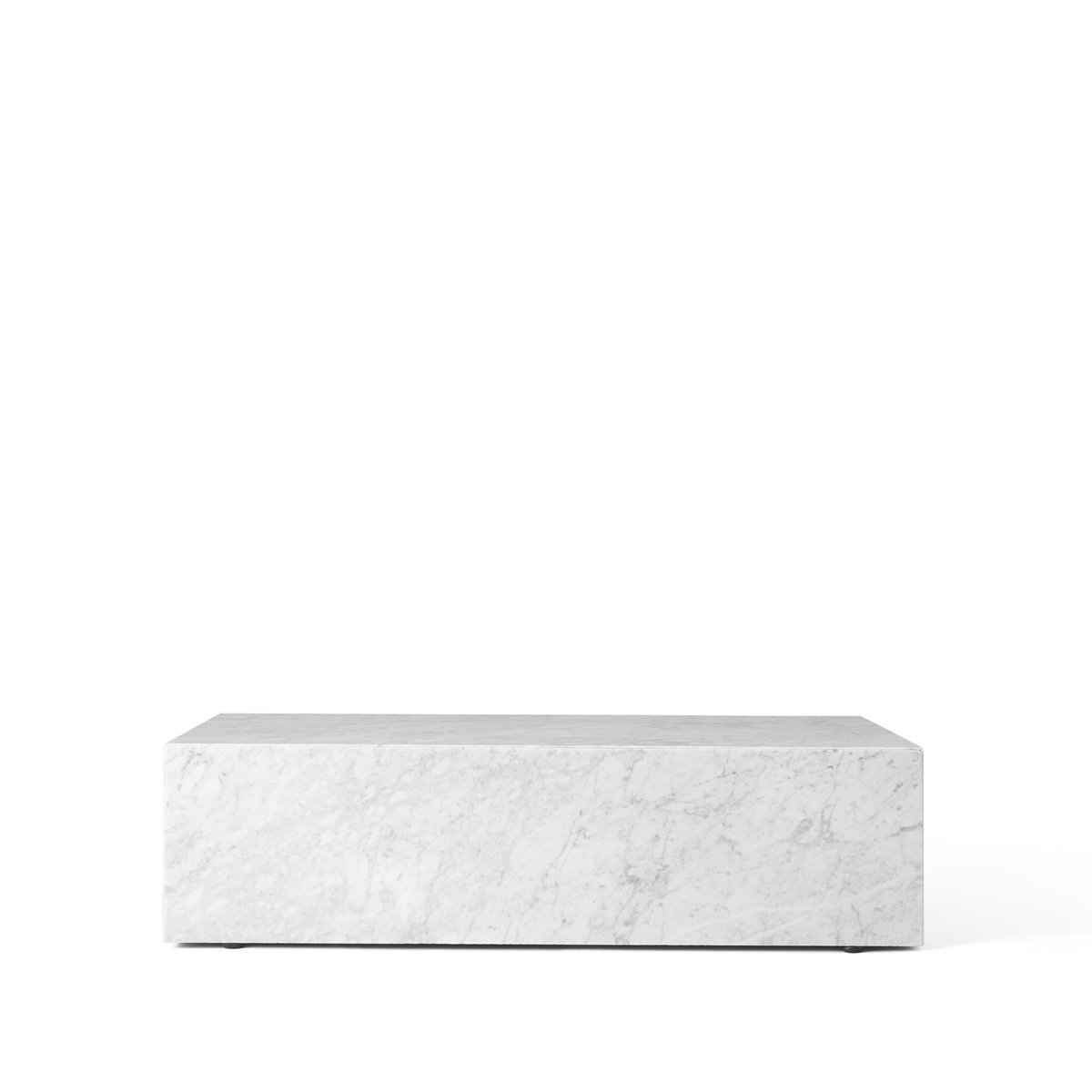 Audo Copenhagen Plinth coffee table White, low