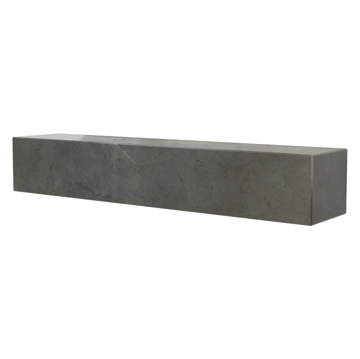 Audo Copenhagen Plinth hylla Brown-grey kendzo marble