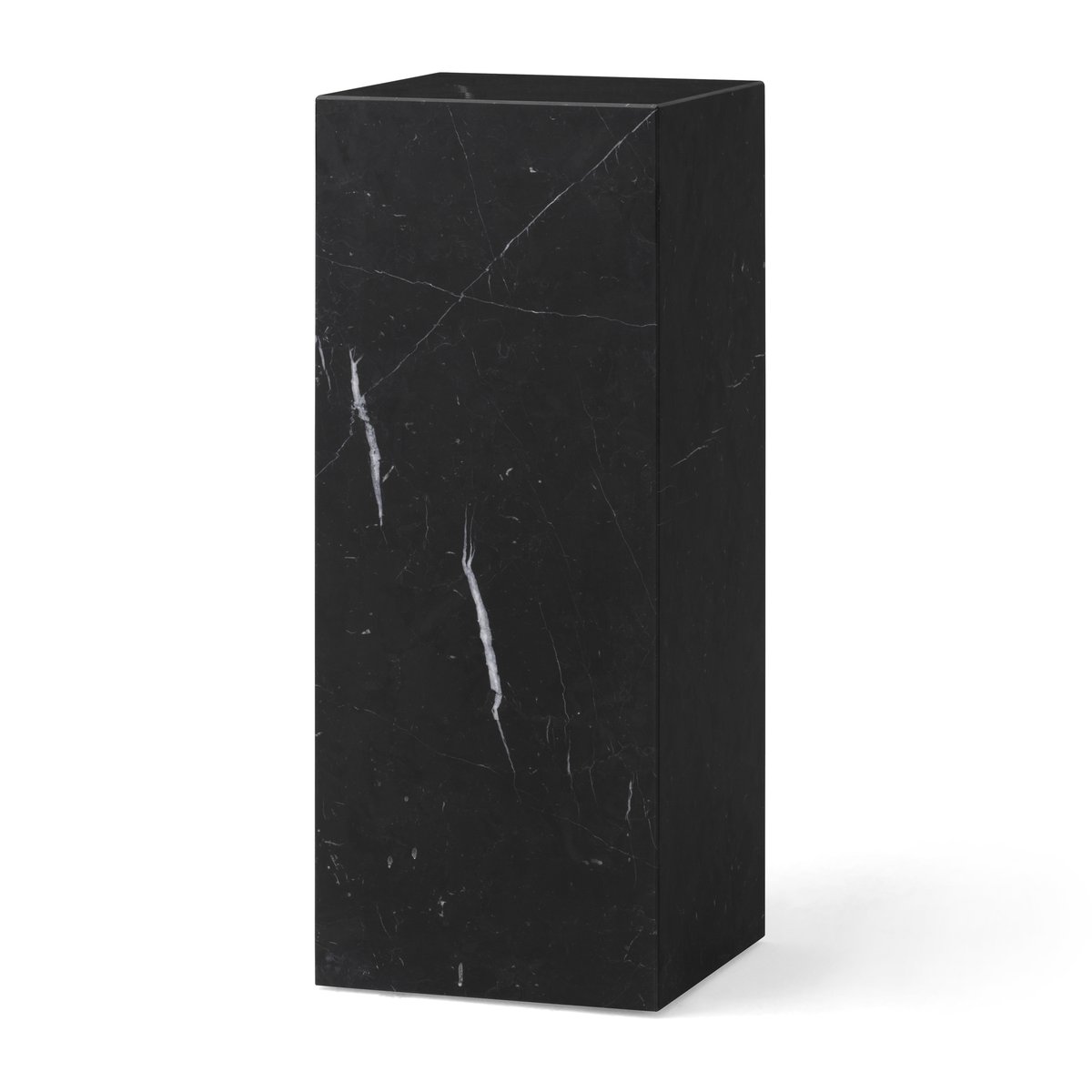 Audo Copenhagen Plinth Pedestal pedestal Nero Marquina