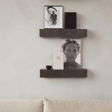 Plinth shelf - Brown-grey kendzo marble - Audo Copenhagen