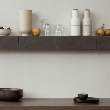 Plinth shelf - Brown-grey kendzo marble - Audo Copenhagen