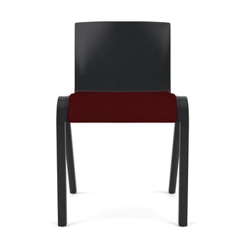 Ready chair upholstered seat - Black oak-Baru 0570 Red - Audo Copenhagen