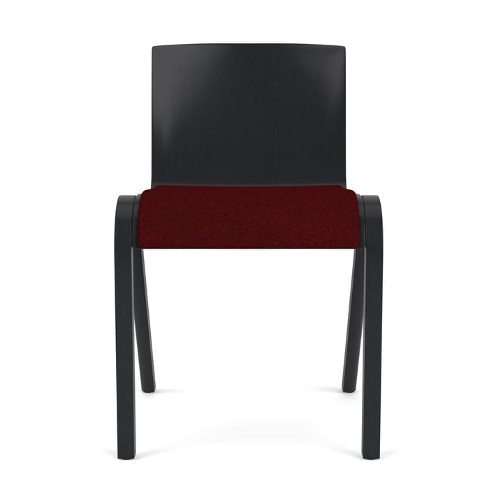 Ready chair upholstered seat, Black oak-Baru 0570 Red Audo Copenhagen