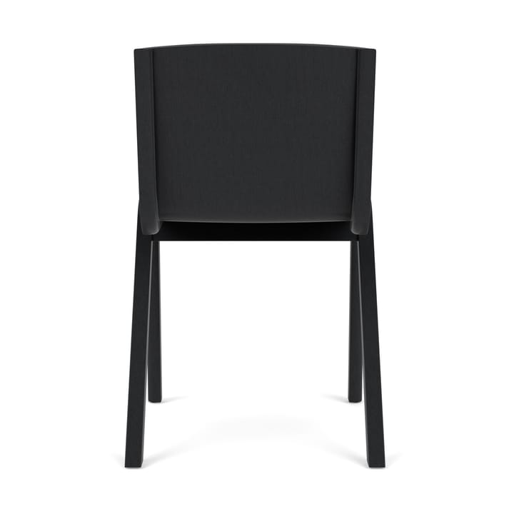 Ready chair upholstered seat, Black oak-Baru 0570 Red Audo Copenhagen