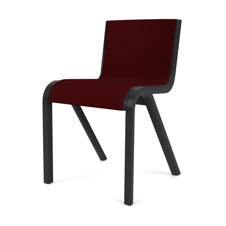 Ready upholstered chair - Black oak-Baru 0570 Red - Audo Copenhagen