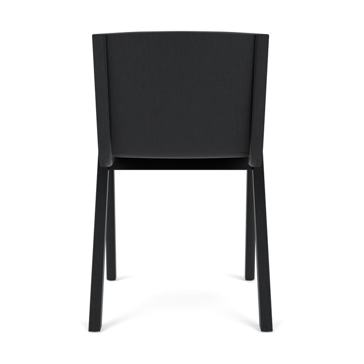 Ready upholstered chair, Black oak-Baru 0570 Red Audo Copenhagen