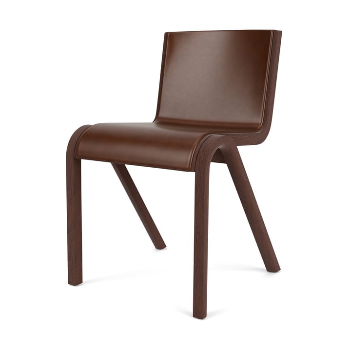 Ready upholstered chair, Red oak-Dakar 0329 Brown Audo Copenhagen