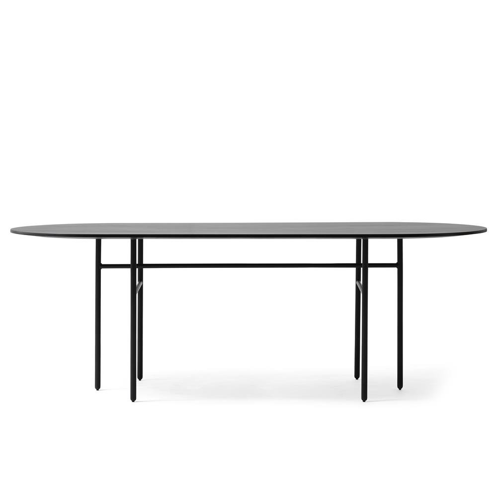 Audo Copenhagen Snaregade table oval Black