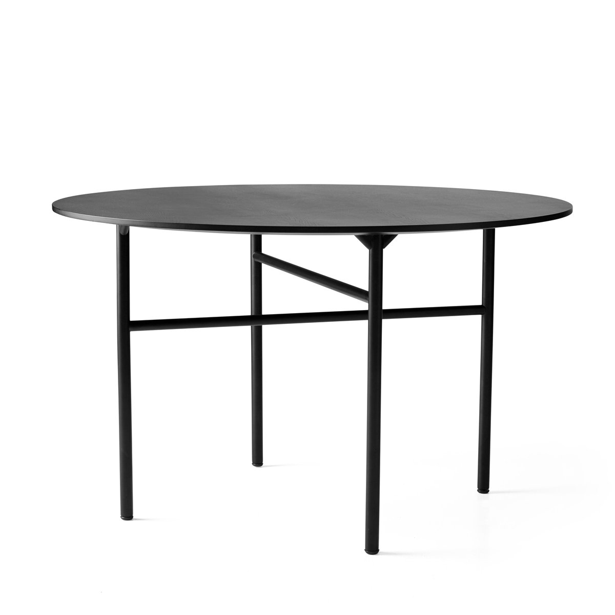 Audo Copenhagen Snaregade table round Black. Ø 120 cm