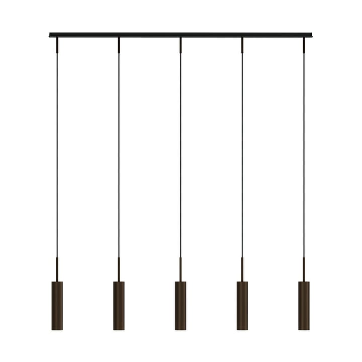 Tubulaire rail pendant lamp 5 - Anodized bronzed - Audo Copenhagen