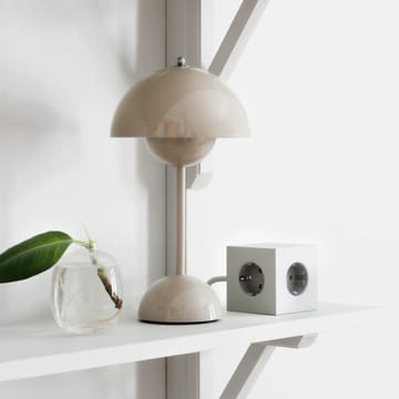 Square 1 socket - Gotland grey - Avolt