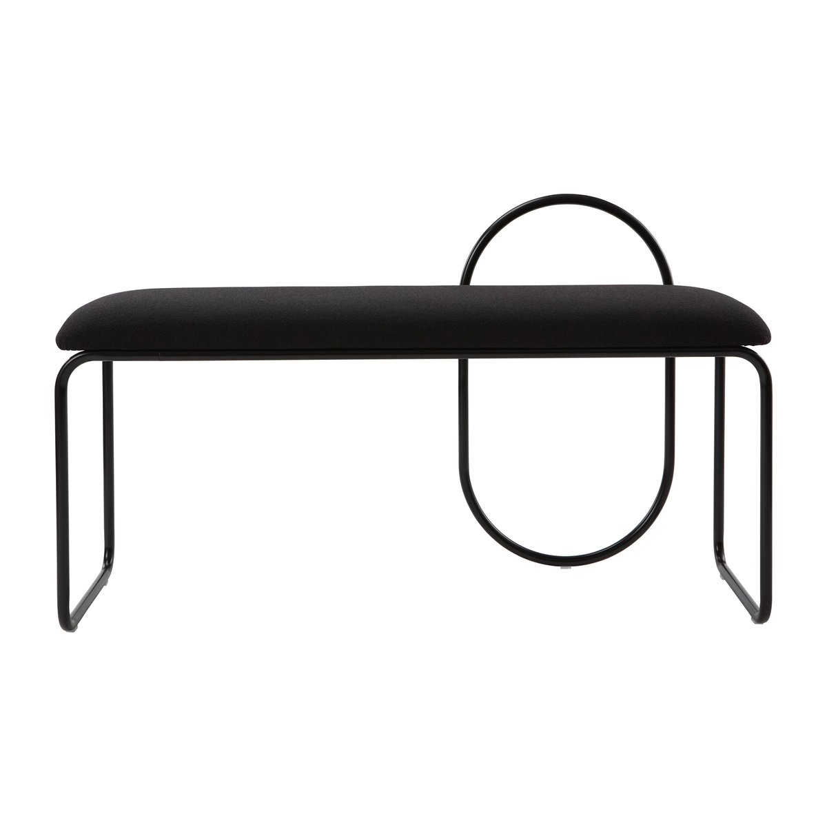 AYTM Angui bench bouclé Anthracite