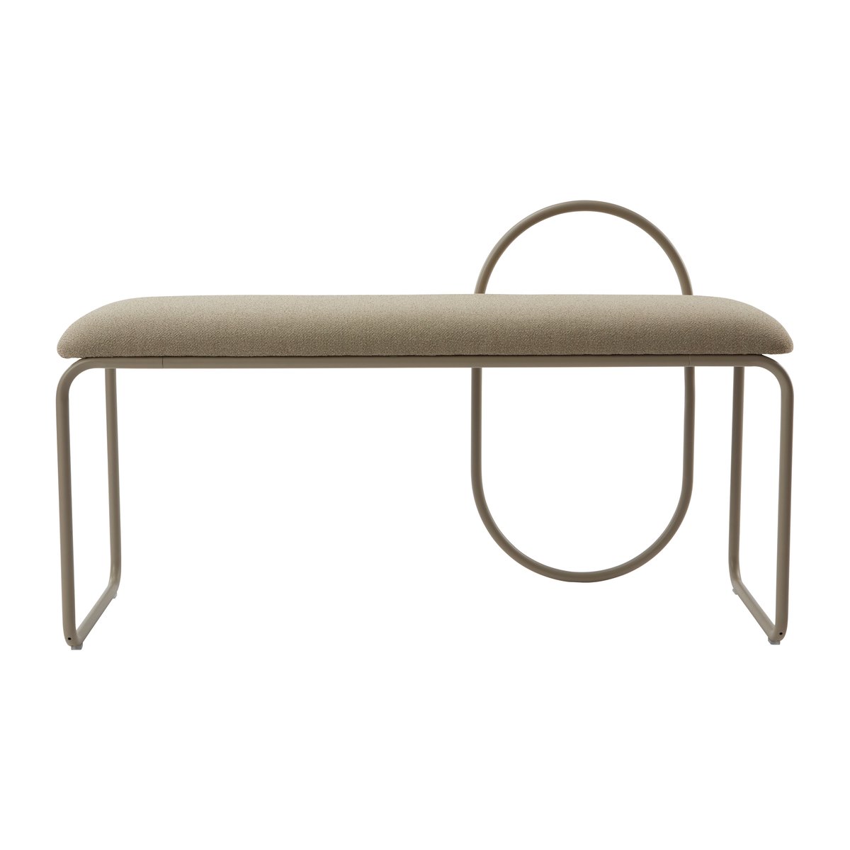 AYTM Angui bench bouclé Taupe