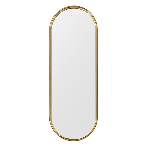 Angui mirror oval 108 cm gold