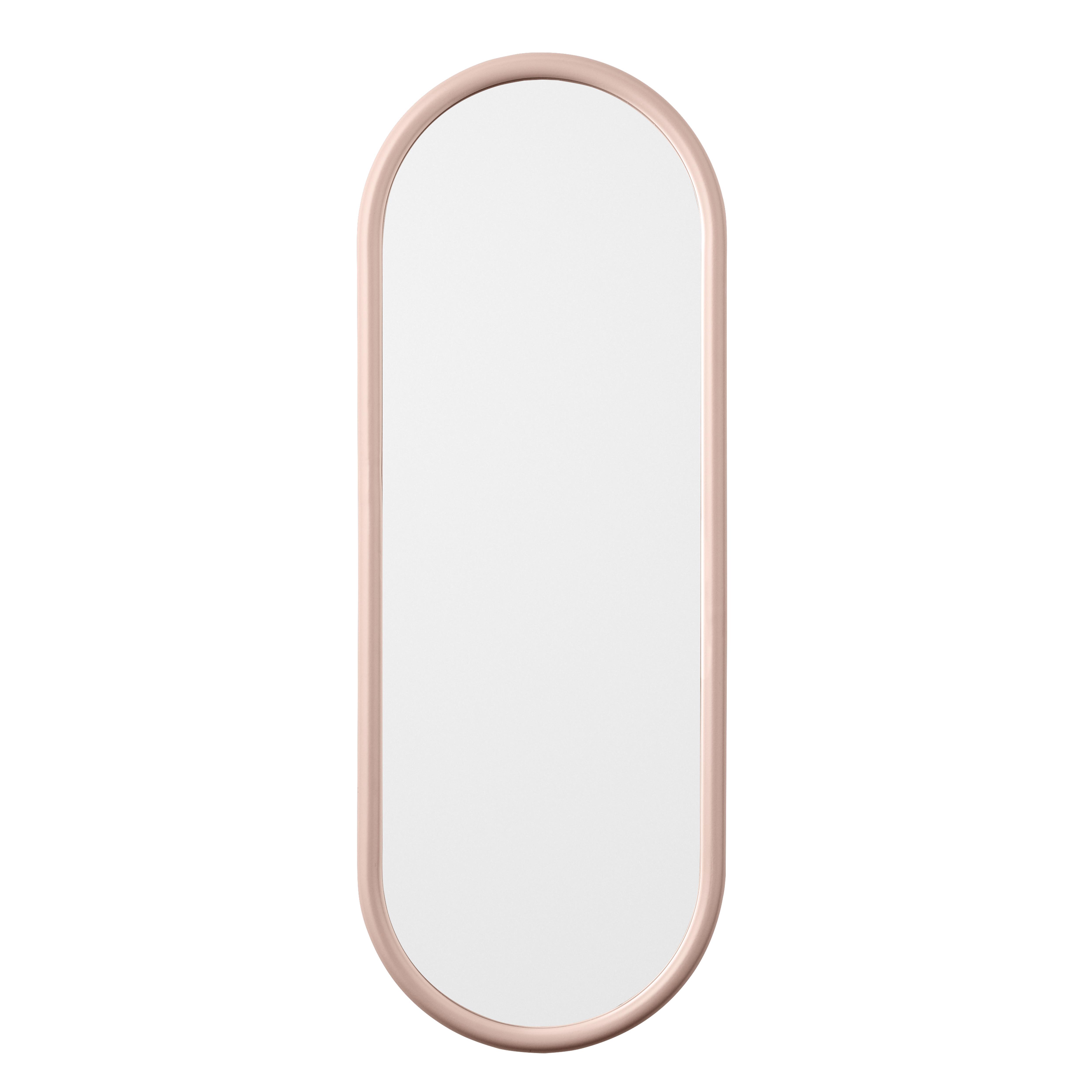 Angui mirror oval 78 cm rose