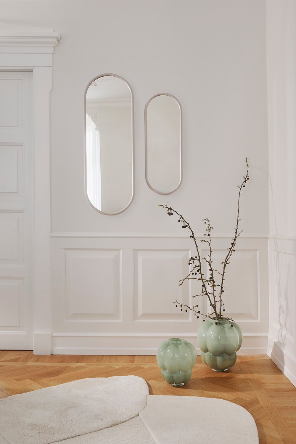 Angui mirror oval 78 cm from AYTM NordicNest