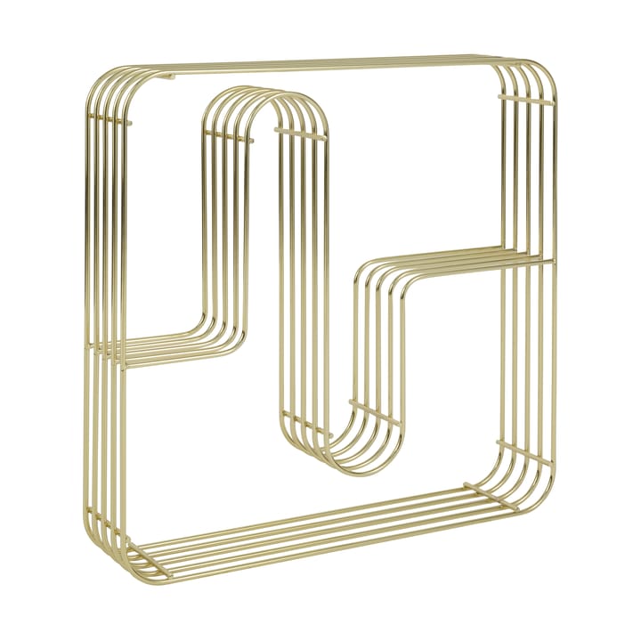 Curva wall shelf square - Gold - AYTM