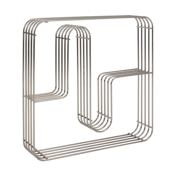 Curva wall shelf square - Silver - AYTM