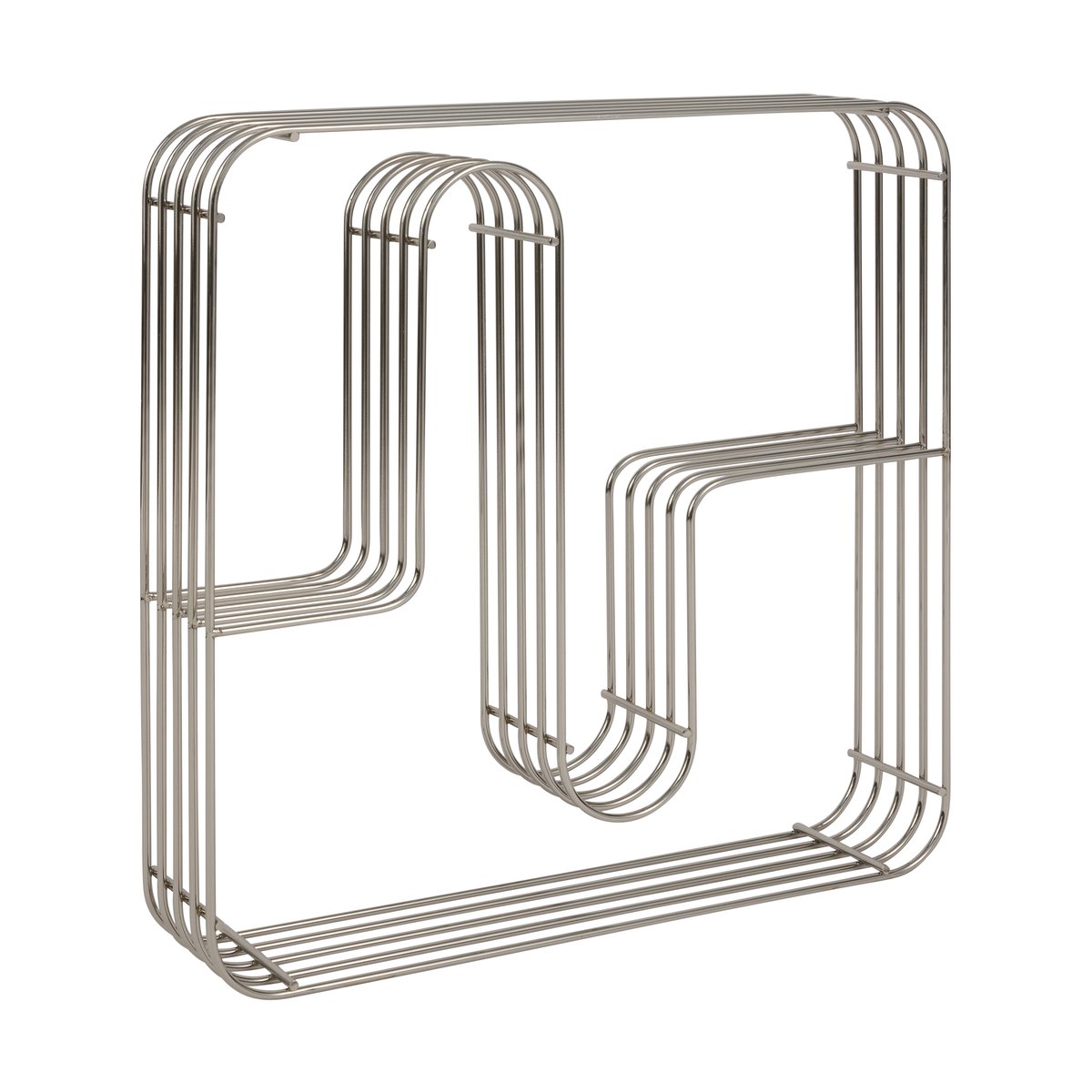 AYTM Curva wall shelf square Silver