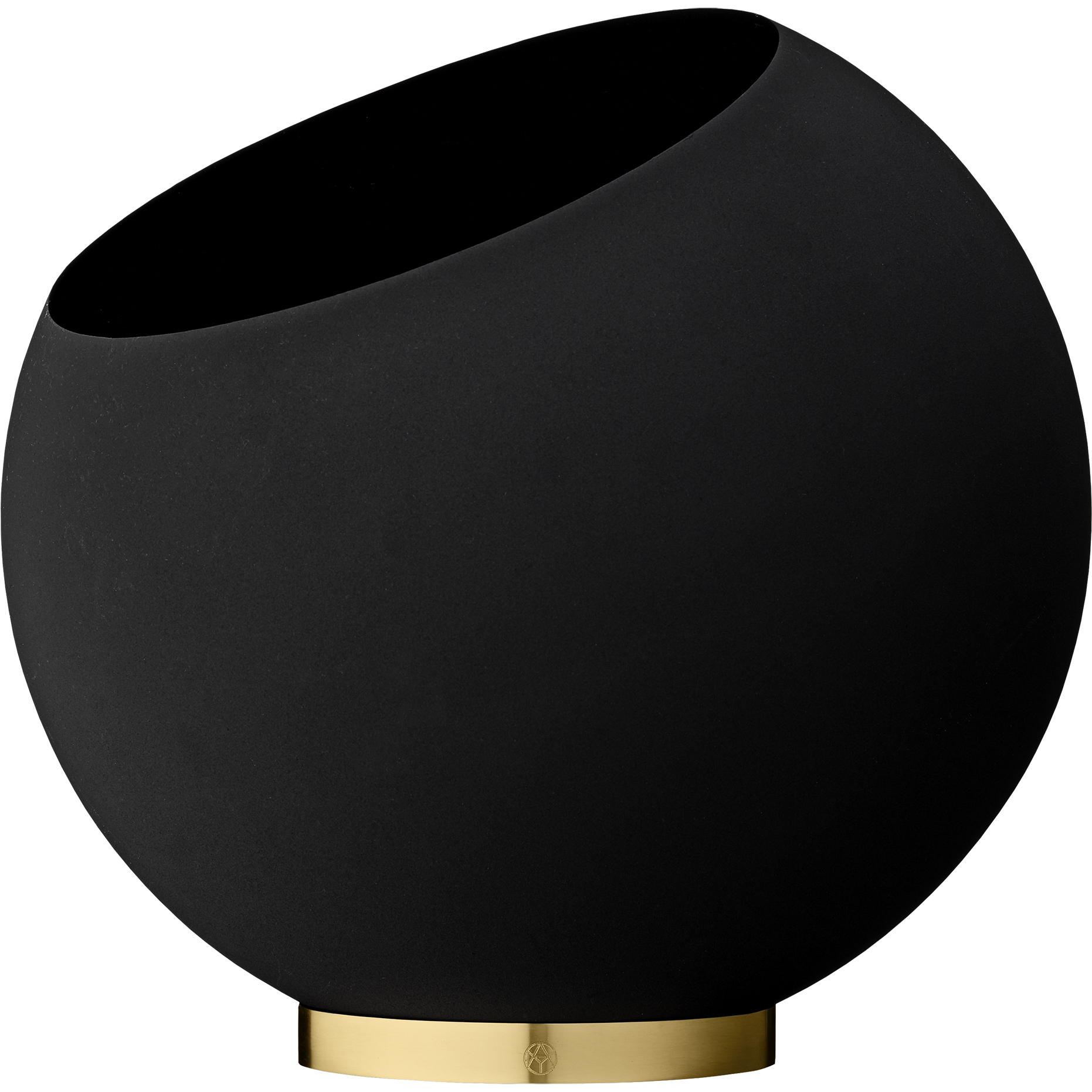 Globe flowerpot 43 cm Black