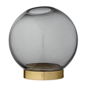 Globe vase small - black-brass - AYTM