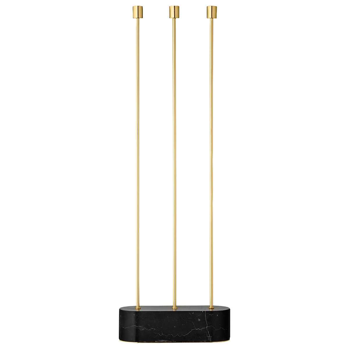 AYTM Grasil floor candle sticks black-gold