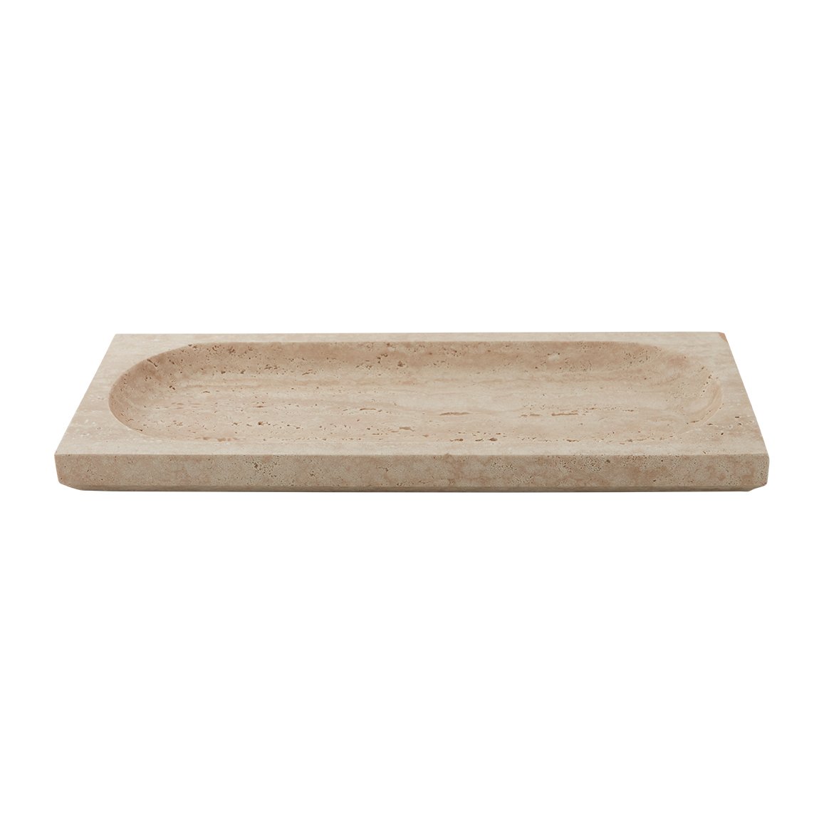 AYTM Regina saucer travertine 16x40 cm