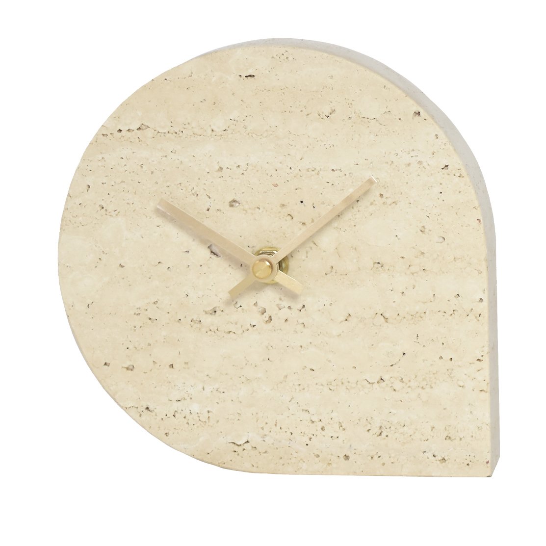 AYTM STILLA clock 15.8x16 cm Travertine