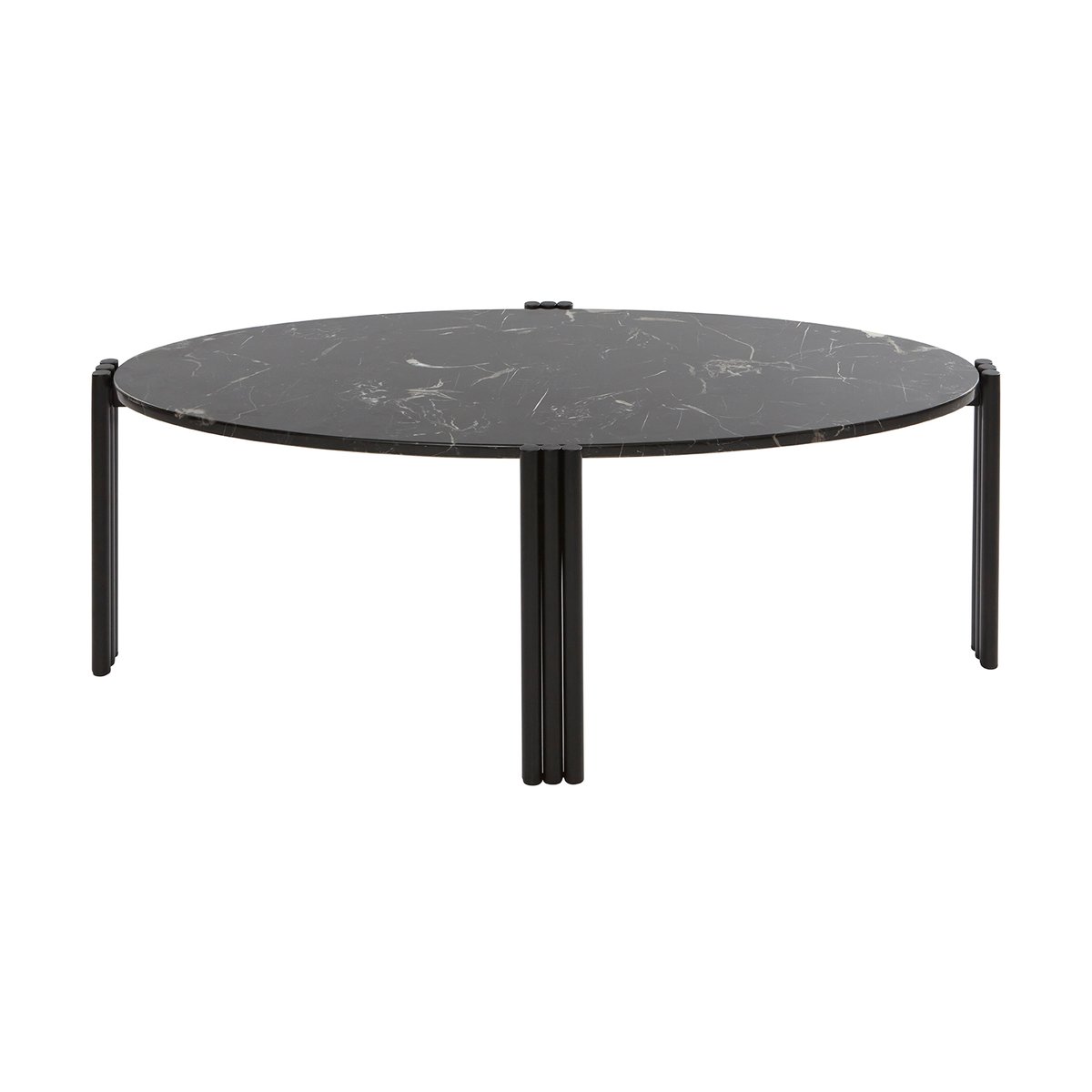 AYTM Tribus coffee table oval 92.4 x 47.6 x 35 cm Black-black