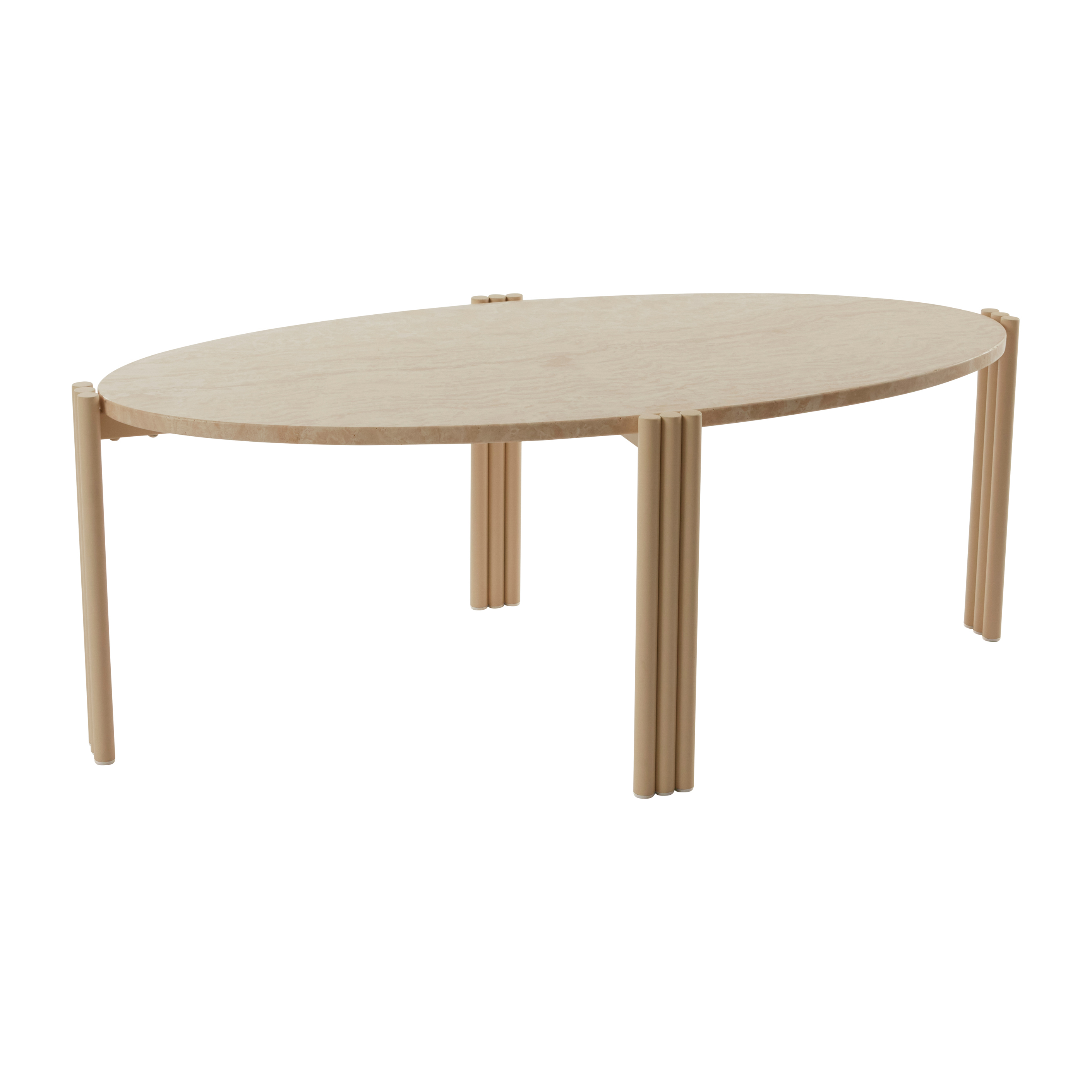 Oval Scandinavian Coffee Table 