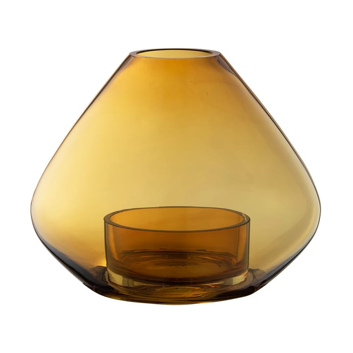 Uno lantern-vase 21 cm - Amber - AYTM