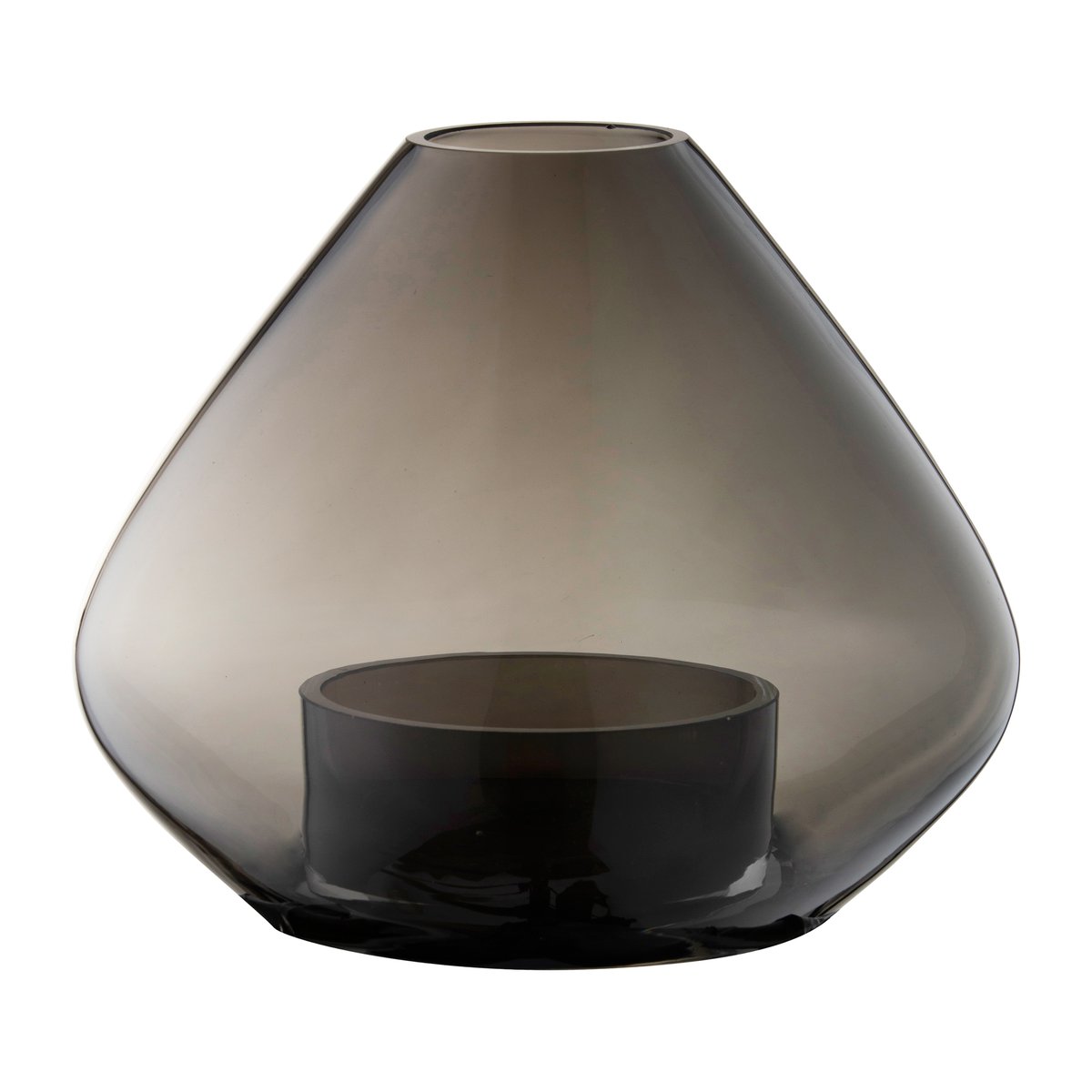 AYTM Uno lantern-vase 21 cm Black