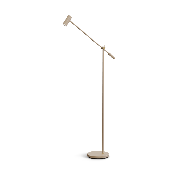 Cato floor lamp 134 cm - Nougat-brass - Belid