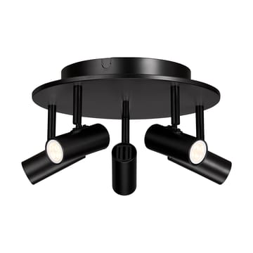 Cato round ceiling spotlight 5 - Matte black - Belid