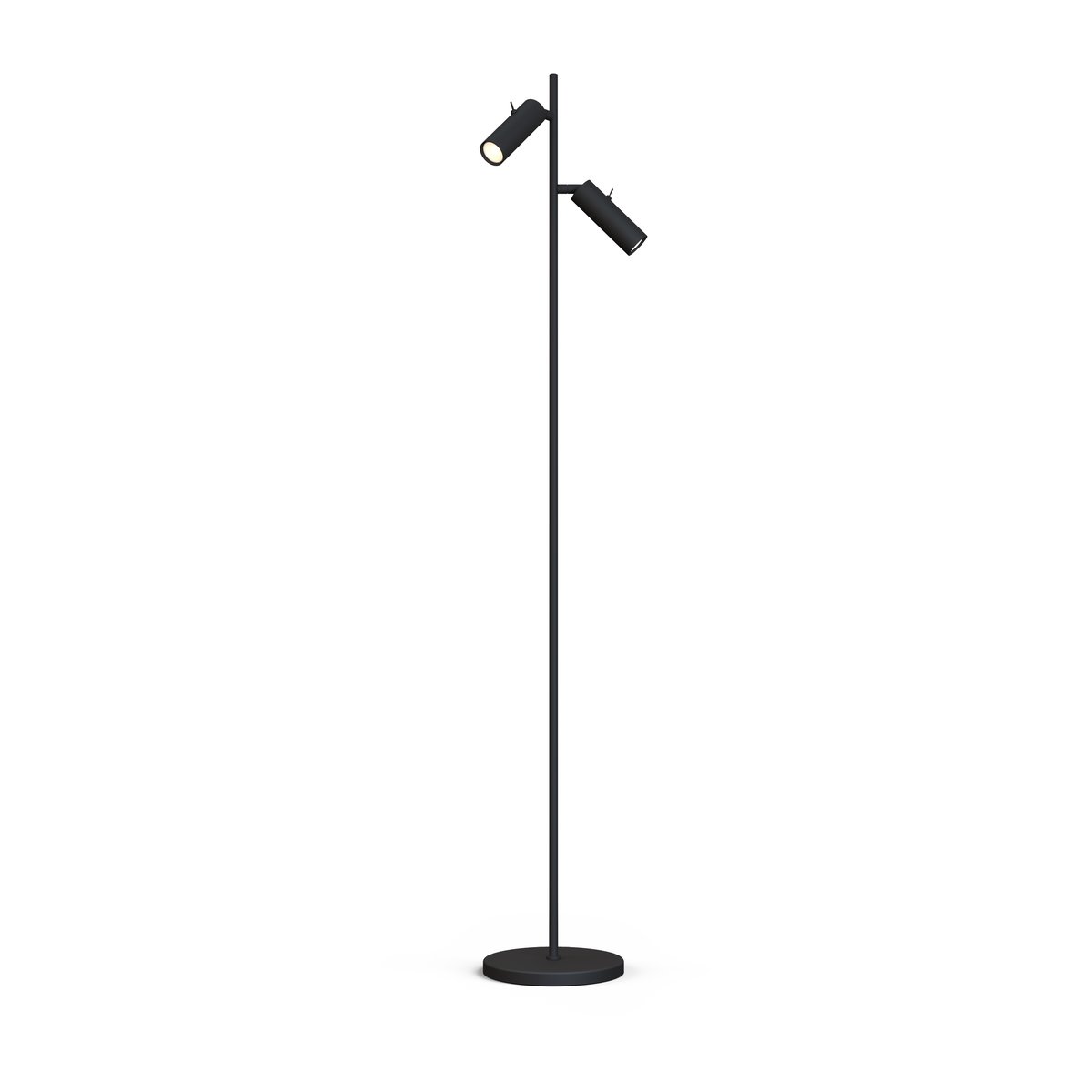 Belid Cato Slim floor lamp double Matte black-LED